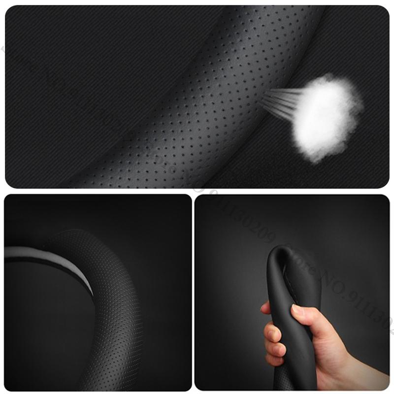 High Quality Car Steering Wheel Cover Wrap for Xpeng Xiaopeng GX X9 Steering-Wheel Protector Volante Auto Styling Protector
