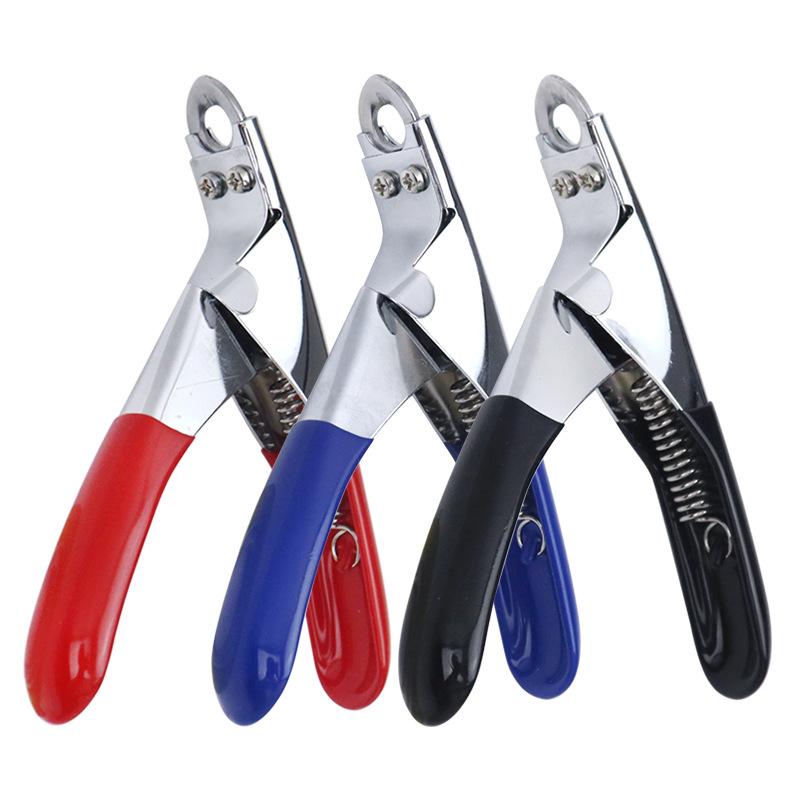 Dual-Use Round Mouth Nail Clippers for Cats & Dogs - Beginner Friendly, Double Hole Design