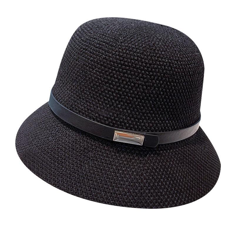 Summer Cotton Bucket Hat With Wide Brim For Sun Protection And Breathability