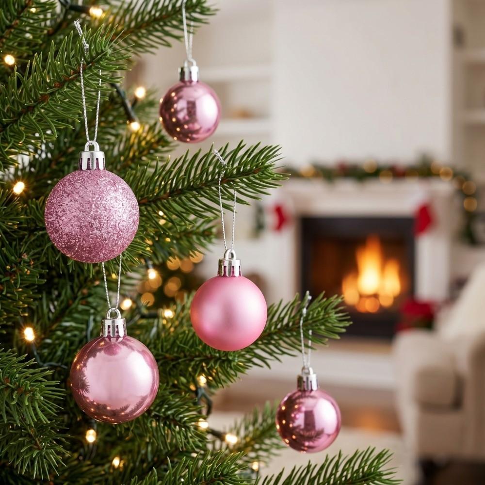 72pcs 3 Cm Christmas Balls 1.2 In Christmas Hanging Ball Christmas Tree Balls  Wedding Decor