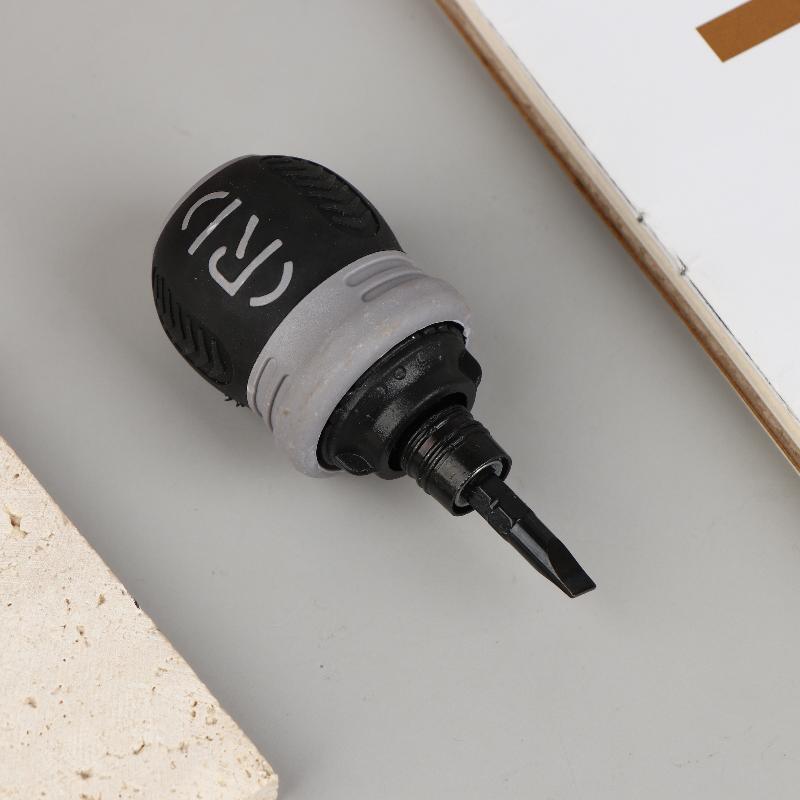 1Set Ratchet Screwdriver Set Short Shaped Radish Head High Hardness Labor-Saving Multi-Functional Dual-Purpose