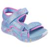 Skechers Kids Magical Collection Fashion Trend Comfortable Shock Absorption Breathable Low Top Sandals Kids Sandals Blue 303108L-BLMT