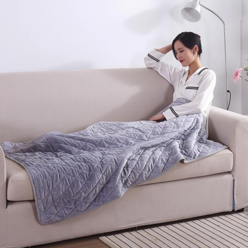 Warm Heated Blanket Wearable USB Electric Blanket Heating Blanket with Timing Function 3 Gear Adjustment Heating Blanket