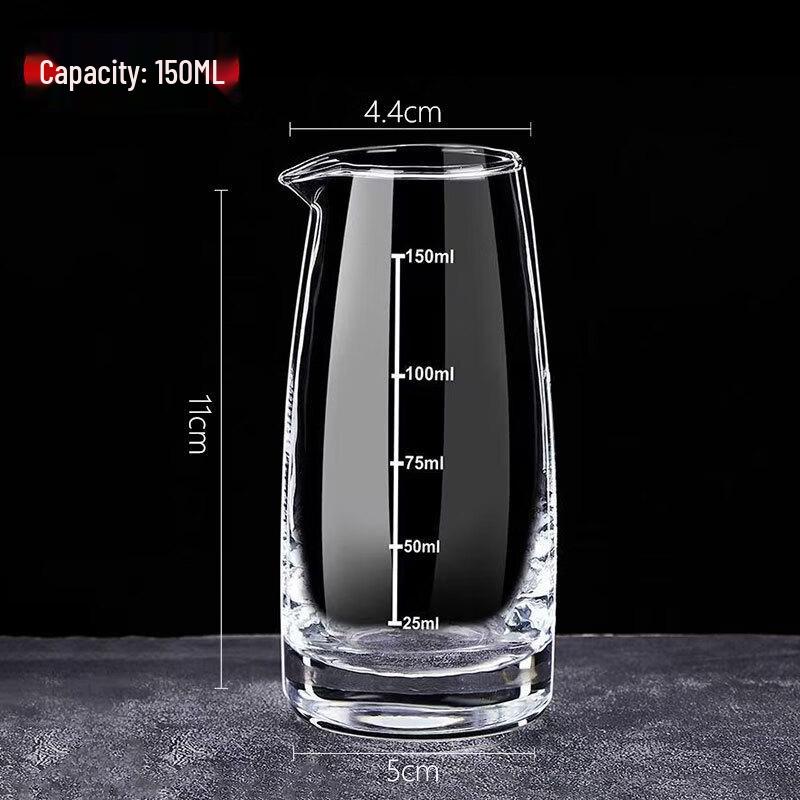 Graduated Thickened Glass White Wine Decanter Set