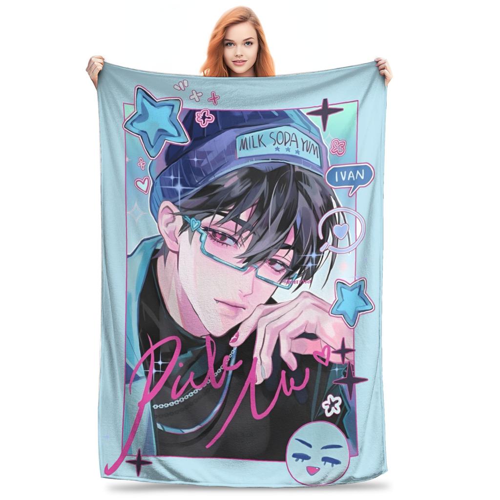 Alien Stage What is this Feeling Blanket Fuzzy Throw Blankets Summer Air Conditioning Printed Lightweight Bedsprea,