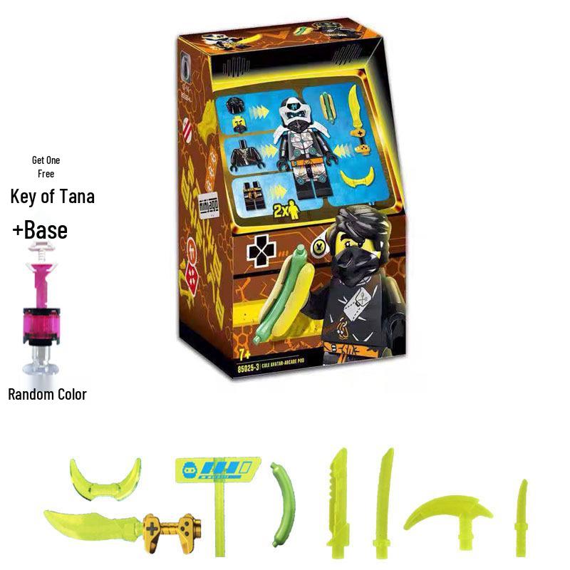 Phantom Ninja Boy Educational Building Blocks - Empire Energy Assembly 1st Street Arcade Toy