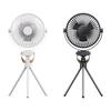 Portable Camping Fan Desktop Fan 360° Rotate Tent Fan Powerful Wind Foldable