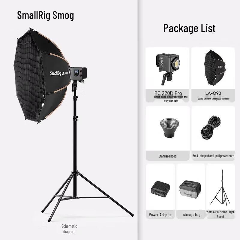 SmallRig RC220D Pro Photography Video Constant Soft Light