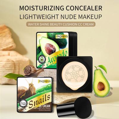 Air Cushion Mushroom Head CC krém Natural Moisturizing Foundation Concealer Oil-control BB Cream Whitening Cosmetics