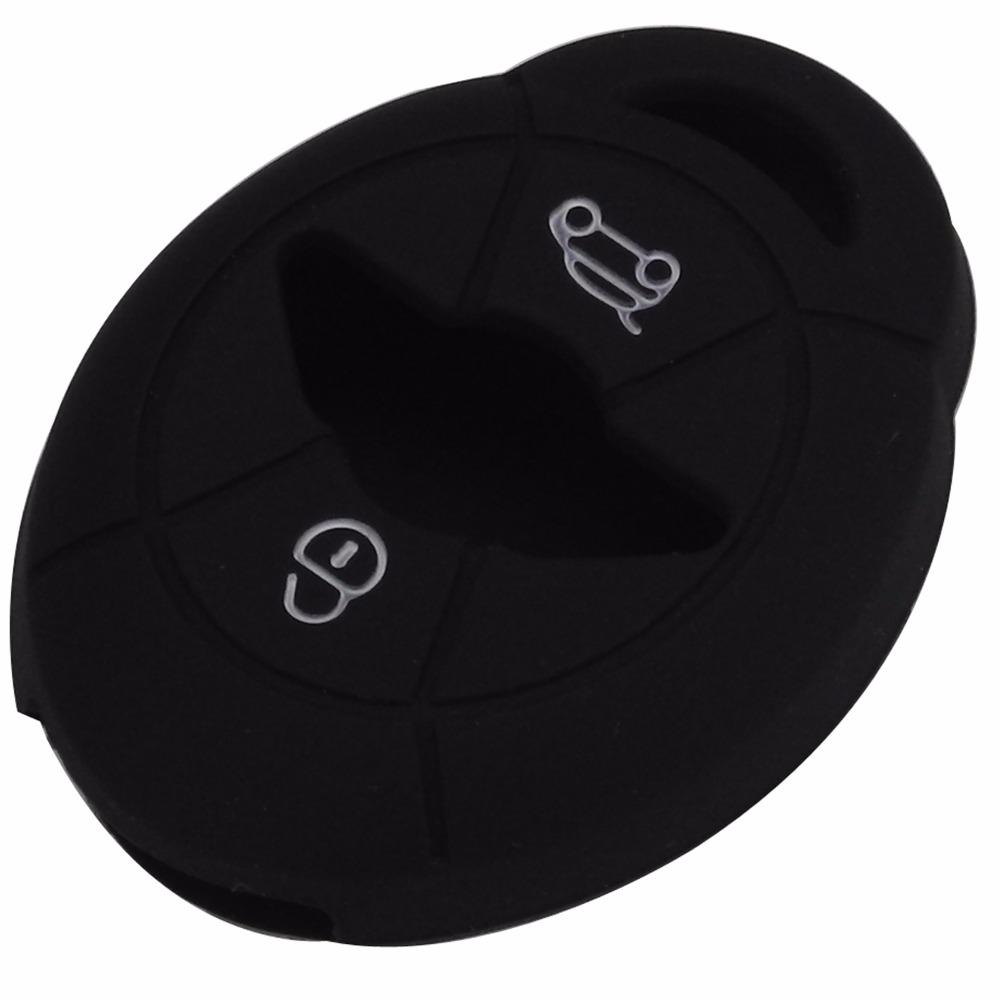 Jingyuqin Remote Silicone 2 Buttons Car Key Case Cover For BMW Mini R50 R53 EWS Cooper Fob