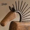 Unique Horse Silhouette Statue Vintage Figurine, Rustic Farmhouse Sculpture, Folk Art Table Ornaments Tabletop Ornament for Home Shelf Mantel Entryway