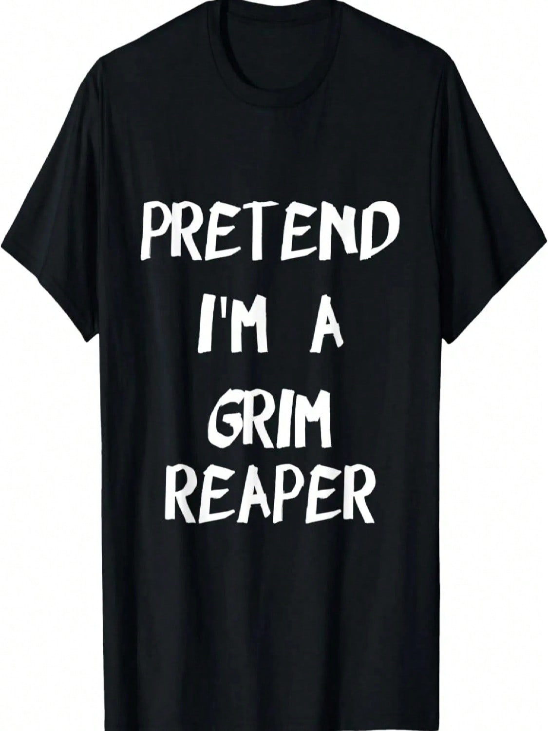Pretend I m A Grim Reaper Easy & Funny Halloween Costume T-Shirt S разноцветный