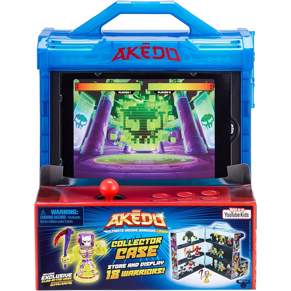 Akedo - Ultimate Arcade Warriors Коллекционный кейс Мини боевые фигурки Готовы к бою Split Strike Разноцветный 14241