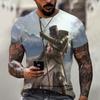 ummer Fashion Templar 3D Printed Street Harajuku Cross TShirt For Men Short Sleeve Vintage