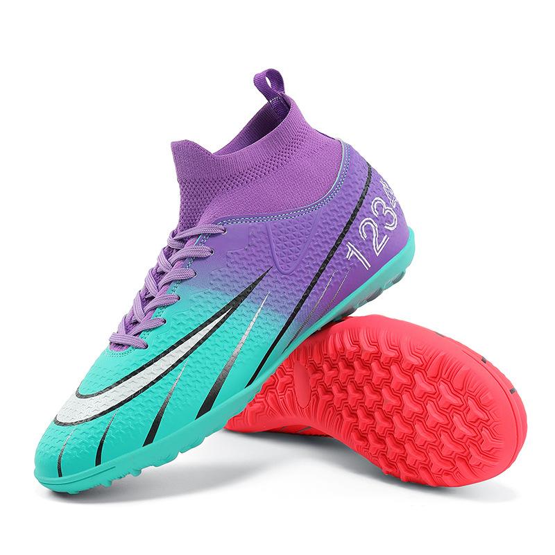 31-48 Large Size, Mandarin Duck Football Shoes, Boys and Girls, Primary School Students, Adult Games, Broken Nails and Long Nails Training Shoes