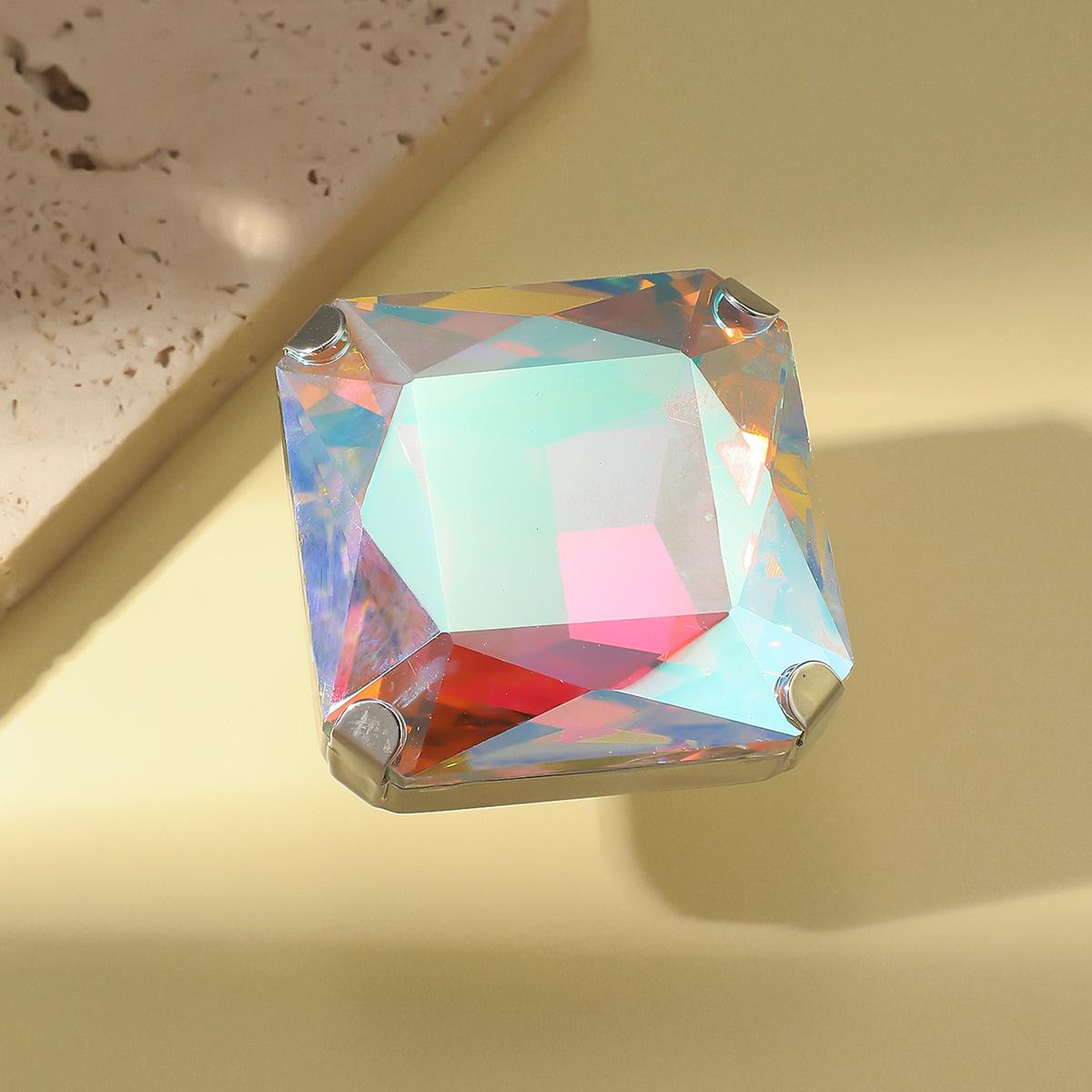Open Square Statement Ring - Fashionable Minimalist Versatile and Effortlessly Chic