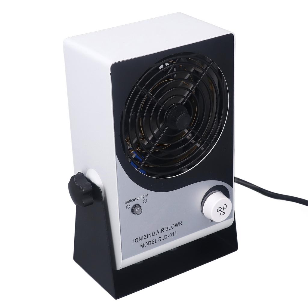 Desktop Ionizing Air Blower Static Elimination Dust Removal ESD Ionizer Fan for Production Lines US