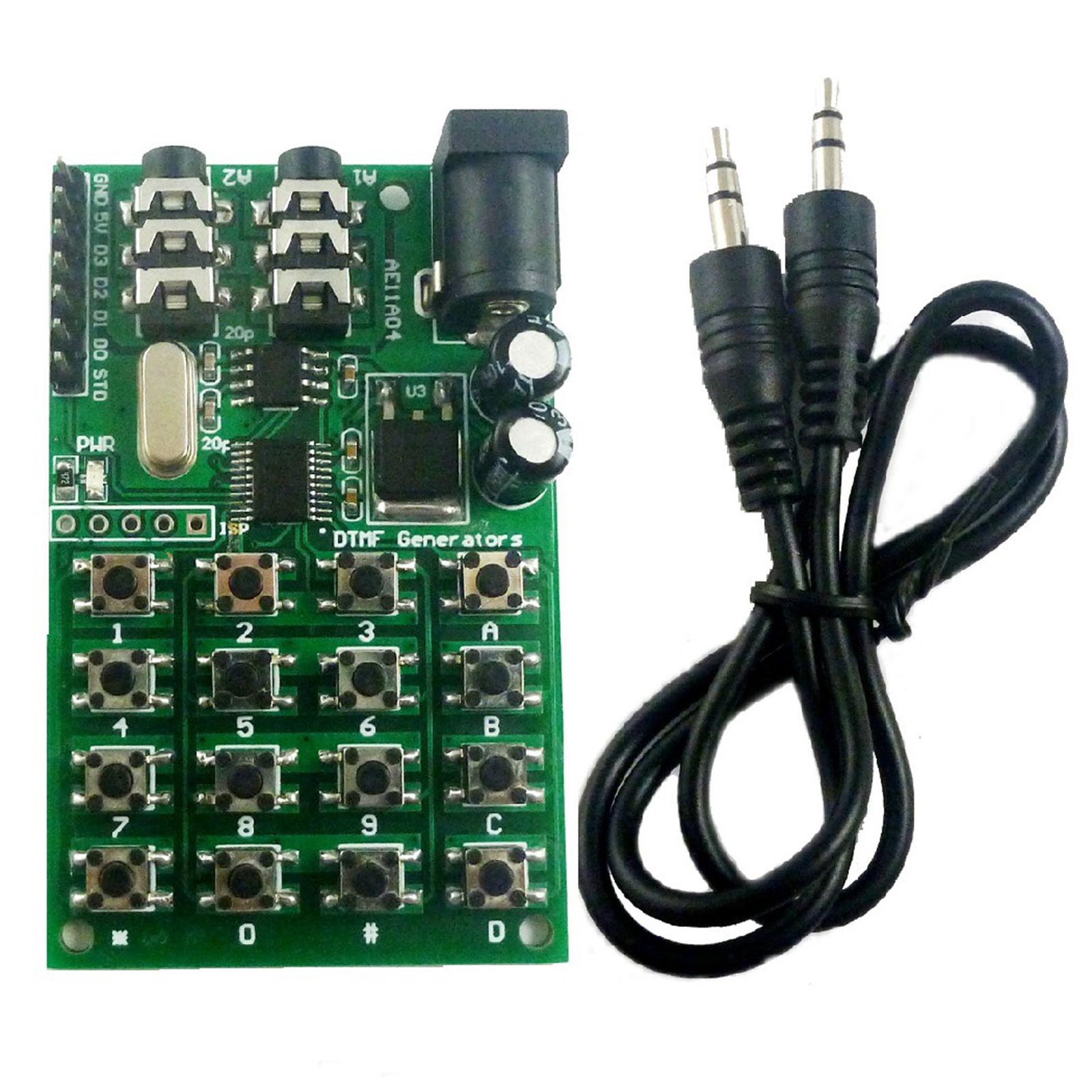 

DTMF Generator Encoders Transmitter Module Keyboard MCU Control AE11A04 DTMF Voice Decoders Module for Telephone 1
