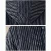 Casual Winter Jackets Stripe Hooded Quilted Thicken Coats Women's Clothing Large Size Long Parkas Winter Cotton Coats