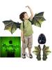 Children'S Electric Dragon Wings, Halloween Flapping Dragon Wings, Dragon Wings With Led Lights, Children'S Dress Up Toys