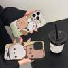 Charakter Bubu und Dudu Handyhülle für iPhone 16 15 17 Pro 11 12 13 14 Pro Max Plus Weiche Wellen-Silikon-Schutzhülle