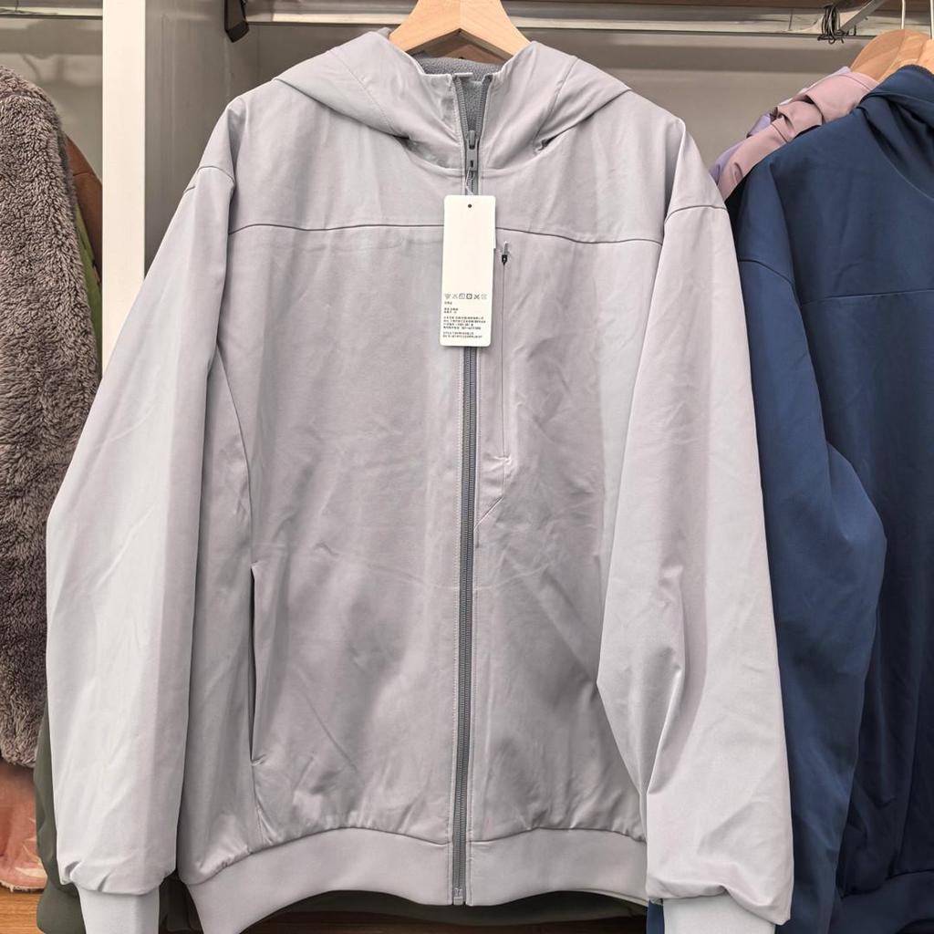 Men's Windproof Fleece Zipper Hooded Cardigan Jacket, Long Sleeve, Autumn/Winter Style 481182.