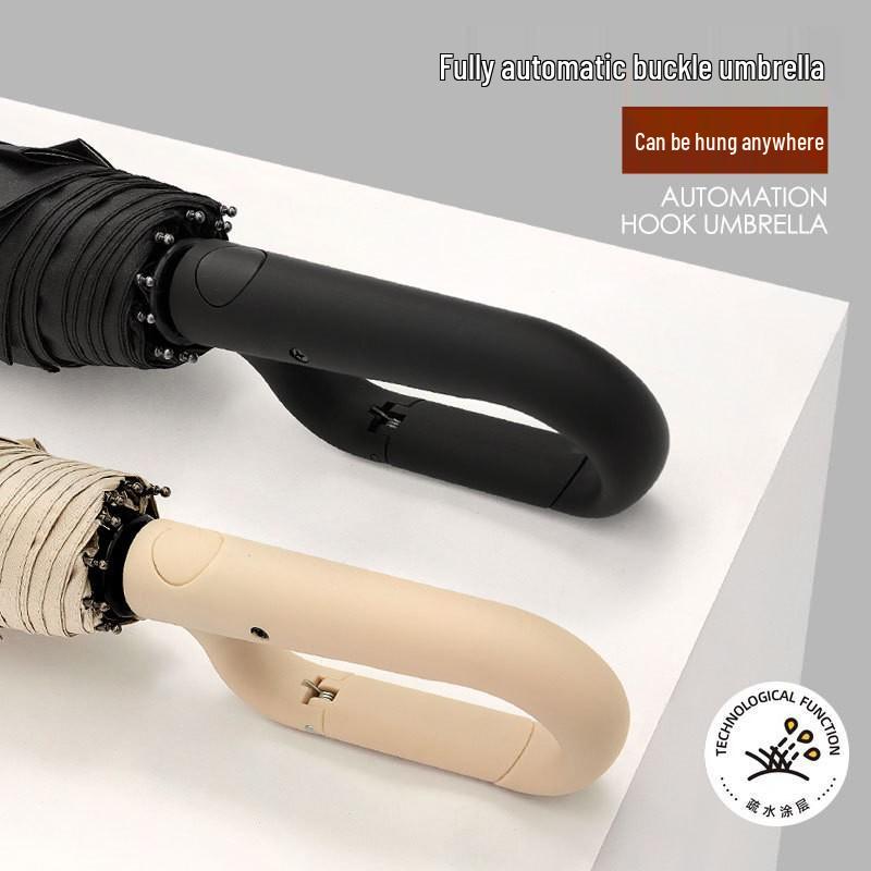 Loop Umbrella: Automatic Folding Large High-End Dual-Use Sun and Rain Umbrella for Men and Women