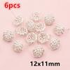 6-10pcs Brass Metal Flower Studs Earrings Pins DIY Earrings Stud Hooks Jewelry Making Accessories Findings