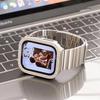 Stainless Steel Magnetic Band for Apple Watch Band S10 38/40/41/42mm S1-9 42/44/45/46/49mm Watchband