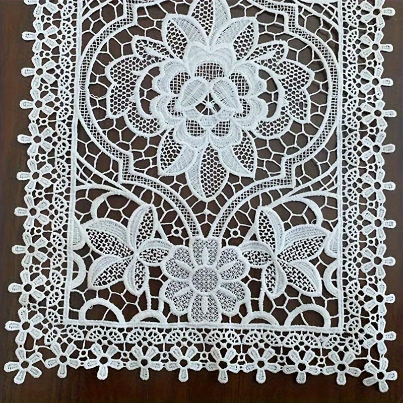 Classica Lace Embroidery Tablecloth Tea Table Mat TV Cabinet Cover Cloth Bedroom Study Living Room Decoration Home Decoration