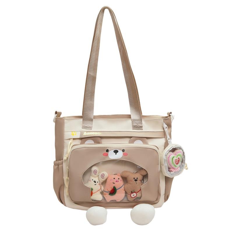 Schoolbag: Schoolbag, new Korean style pain bag for girls, INS style single shoulder bag, Japanese versatile backpack for middle and high school