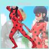 Cute And Stylish Miraculous Ladybug Jumpsuit Outfit Ideal For Cosplay Dress-up And Parties!