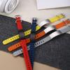 Engrave Logo Custom Name Bracelet Smooth Silicone Stainless Steel For Men Personality Jewelry