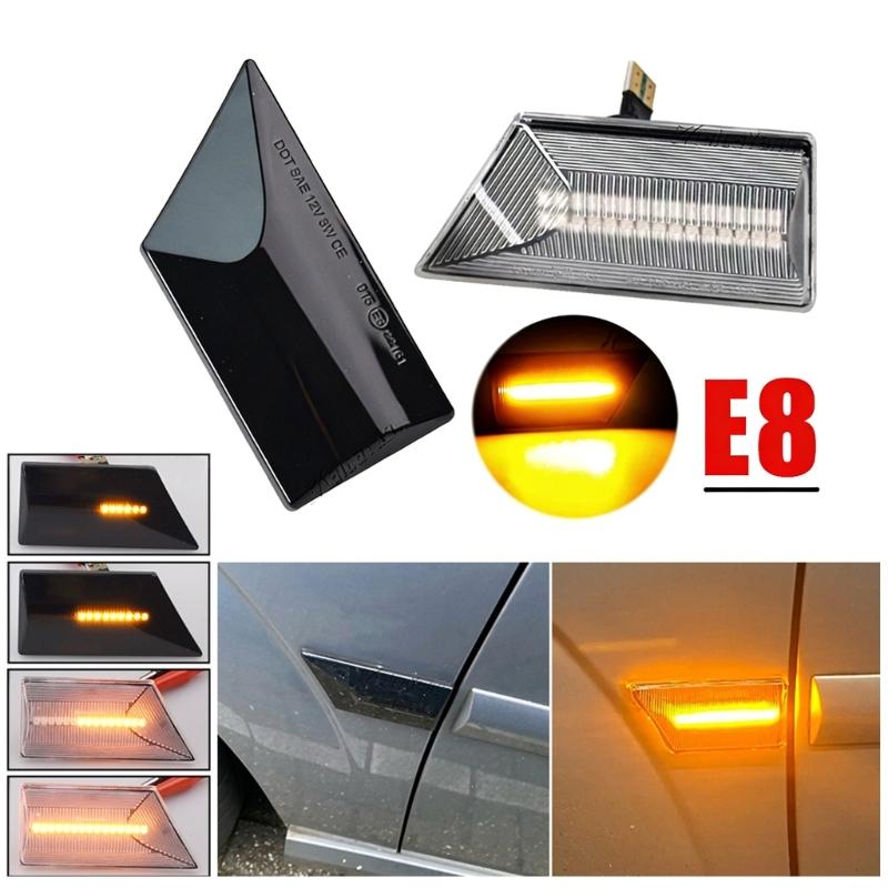 LED Dynamische Sequenzielle Blinkerleuchten für Vectra C Signum Einfache Installation ABS Seitenmarkierungsleuchte