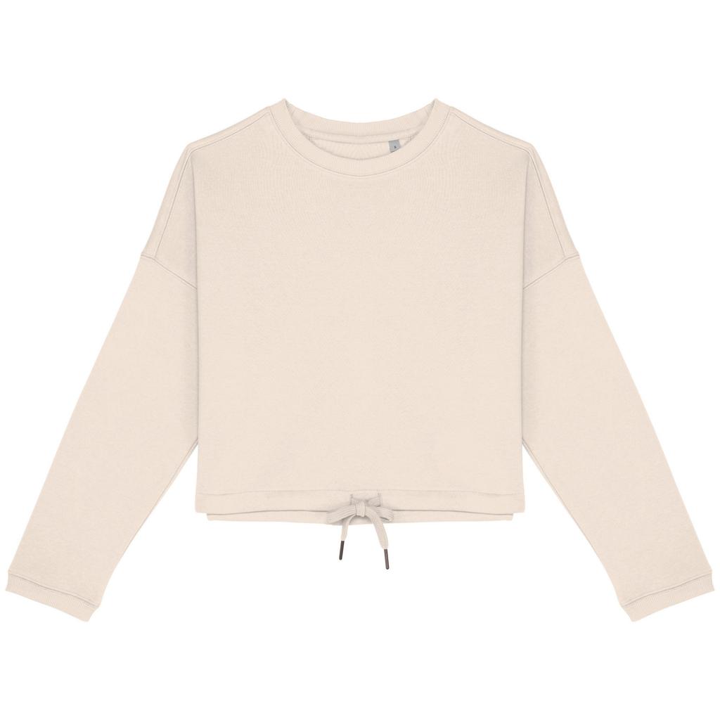 Native Spirit Womens/Ladies Oversized Crop Sweatshirt