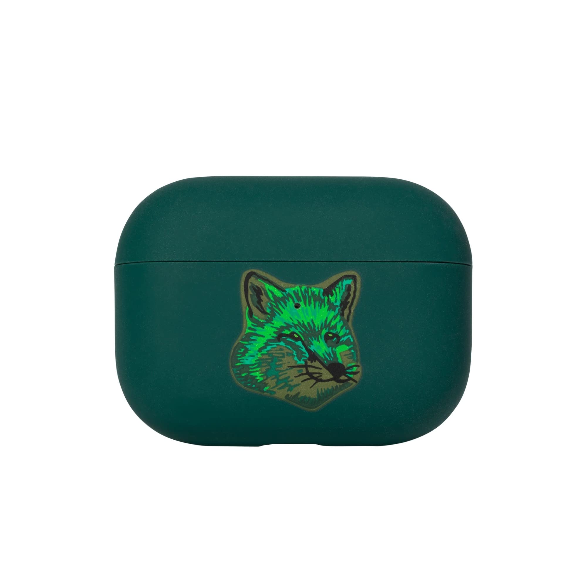 

MAISON KITSUNE Fox Head силиконовый чехол для AirPods Pro, совместимый с холодным тоном [Товар] зелёный
