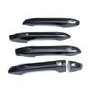 For Kia K5 Optima 2025 2025 2025 LHD Car Carbon Fiber Style Silver Exterior Door Handle Moulding Cover Trim Smart Keyhole Decor