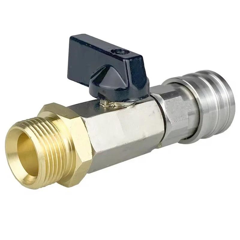 As Shown In The Figure High Pressure Washer High Pressure Washer Hose Switch Water Flow Quick Connector Brass Material