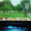 Cute Cartoon Car Ornaments Creative Micro Landscape Model  Dashboard