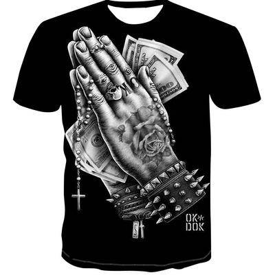 Summer Cool Men's T Shirt 3d Printed Money T Shirts For Men Street Tee Shirt Men Clothing Camiseta Man Clothes Fashion Hot