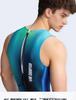 Combinaison de triathlon pour jeune homme: Tenue de compétition une pièce pour le cyclisme, la natation, la course à pied