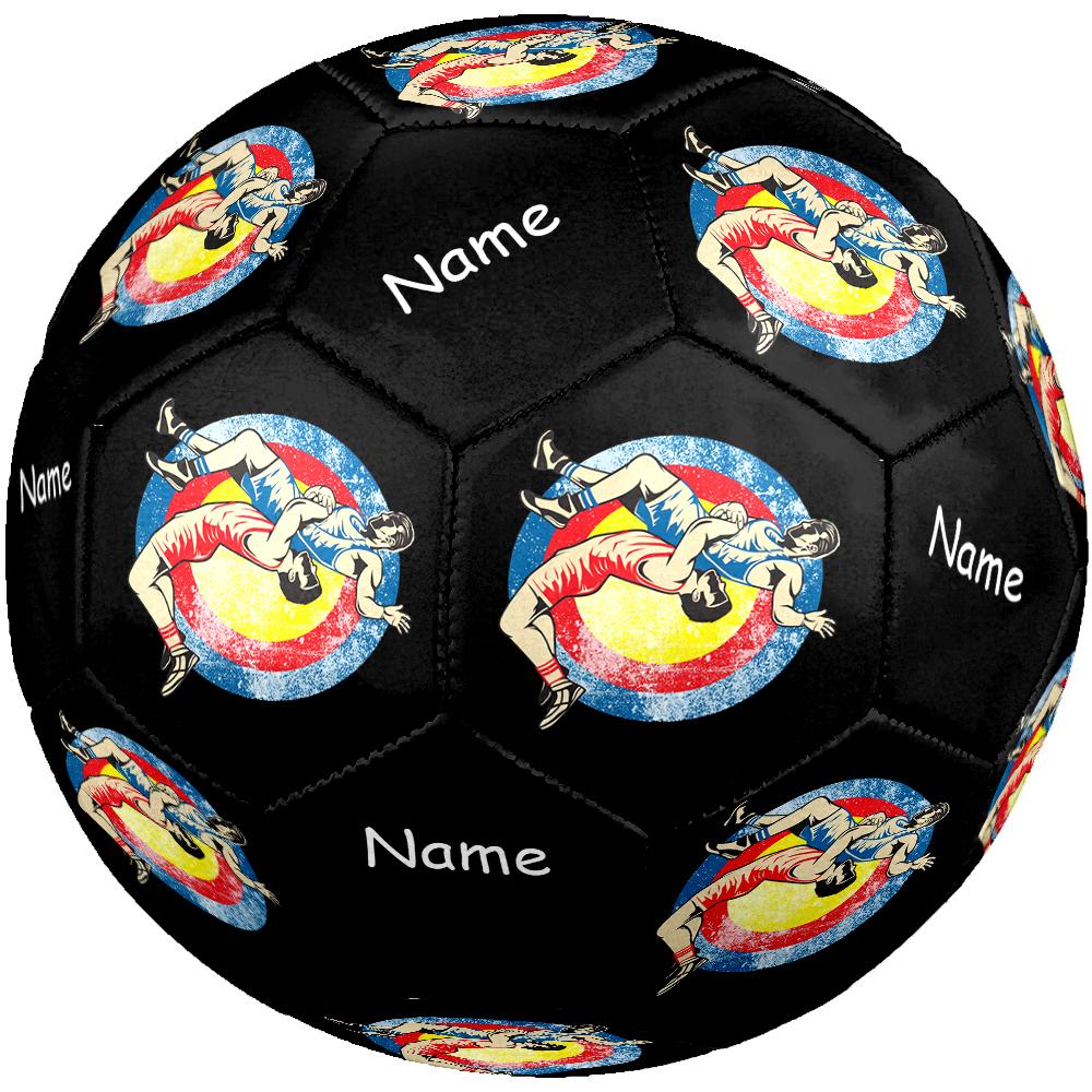 Custom Name wrestling Theme Size 5 Soccer Ball, Suitable for Both Indoor and Outdoor Matches, a Gift Suitable for Everyone.