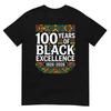 Black History Month 100 Years of Black Excellence Centennial T-Shirt