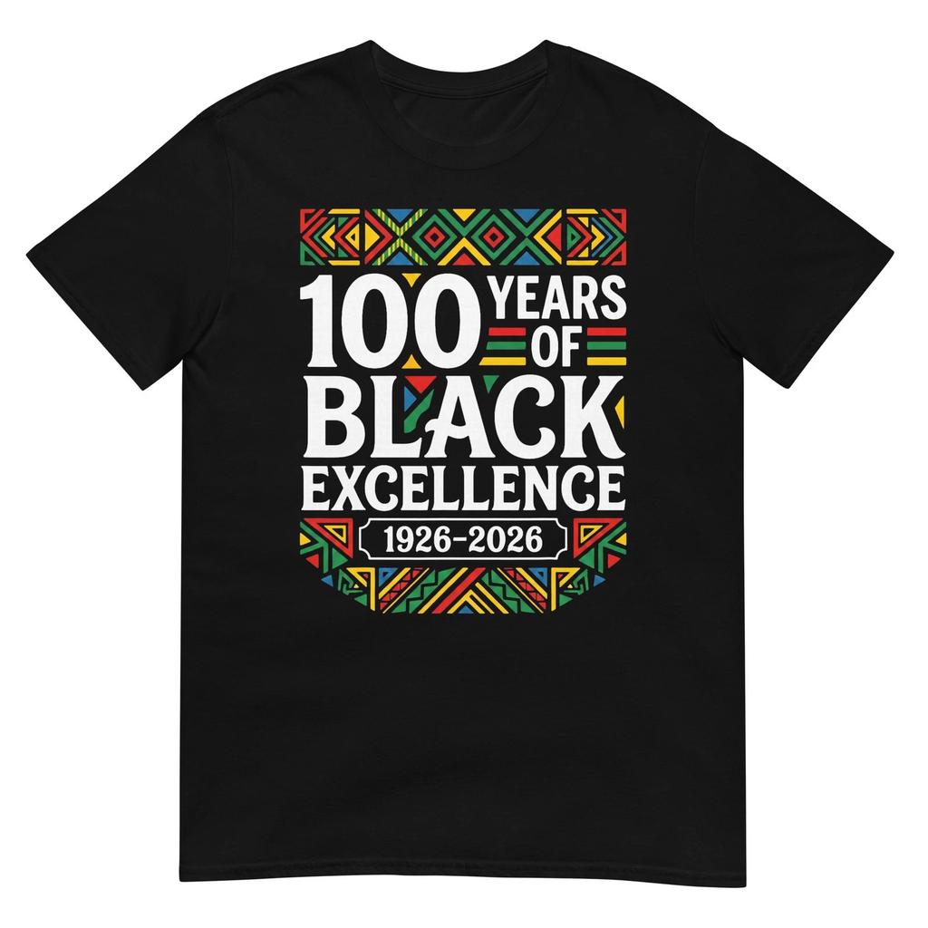 Black History Month 100 Years of Black Excellence Centennial T-Shirt