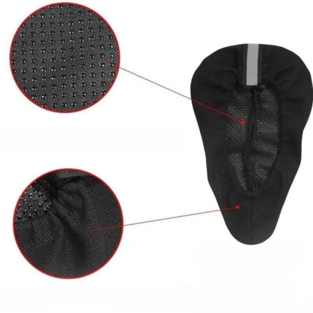 Bicycle Saddle 3D Soft Cycling Seat Cover MTB Mountain Bike Thickene Sponge Pad Comfortable for Saddles Mat Bicycle Accessory