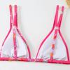 Swimsuit sexy shoulder strap three-point bikini swimsuit female bikini