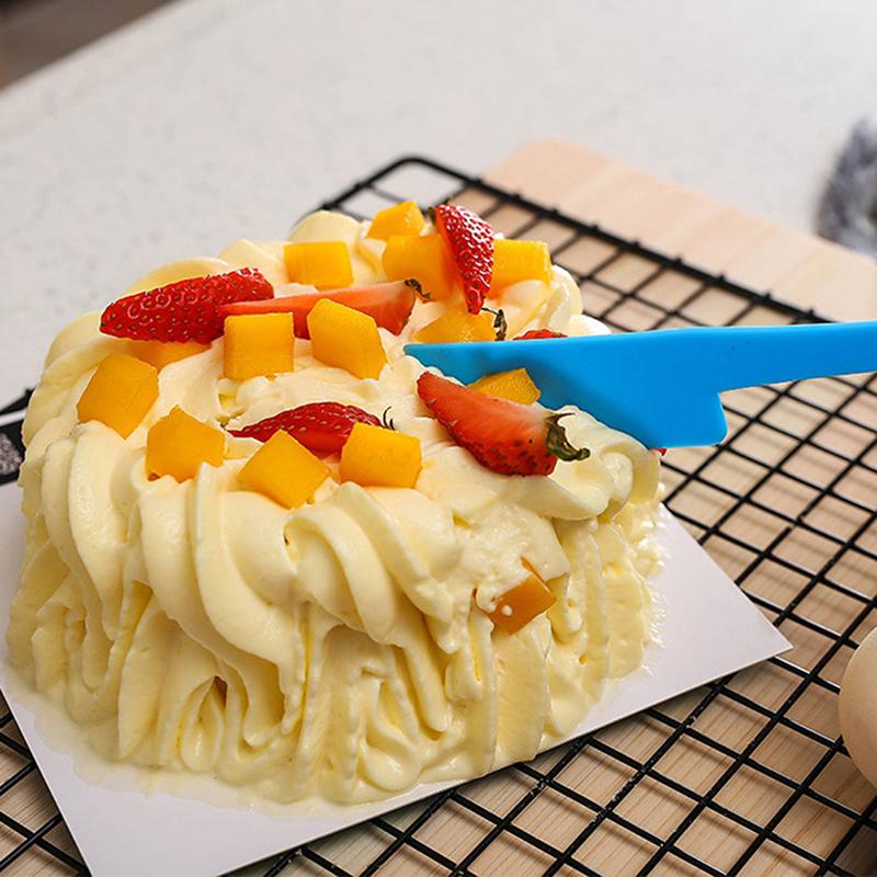 1 Packung Kunststoff Küche Backen Kuchen Sahne Spatel Rührgerät Spatel Pinsel Butter Zu