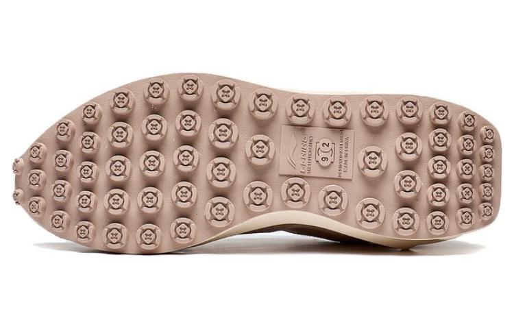 Li Ning Square And Round Textile, Synthetic Leather Slip Resistant Abrasion Resistant Low top Sports Casual Shoes Men's AGCT015-7