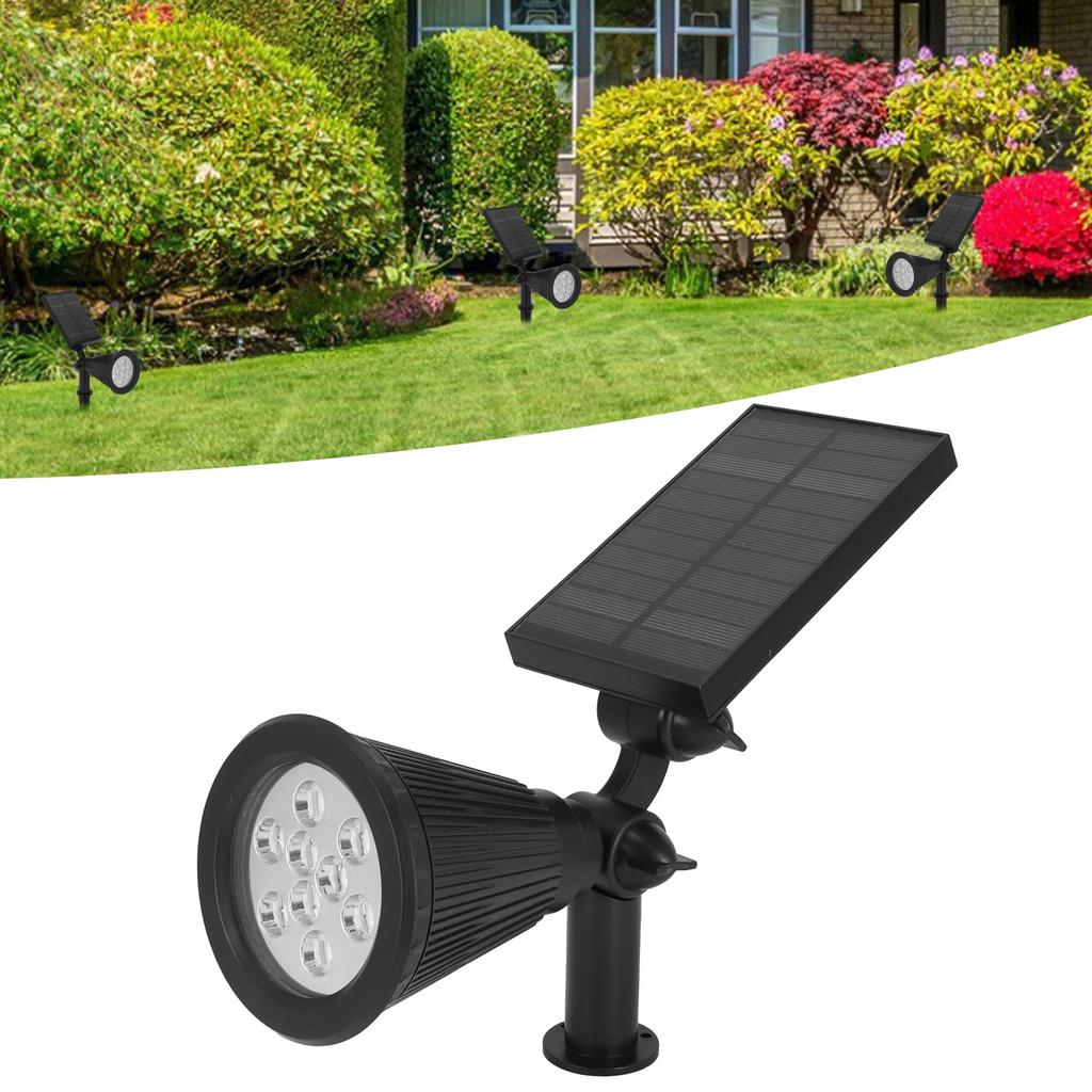 9LED Chips Solar Spotlights LED Solar Landscape Lights for Outdoor Garden CourtyardColorful Light