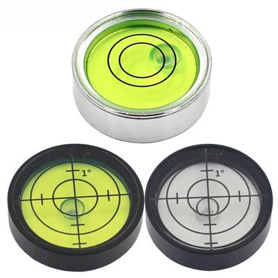 Okrągła ultracienka poziomica o średnicy pęcherzyka 25 mm pozioma poziomica Burbuja Equipment Golf Ball Leveling Components Tool 1 szt.